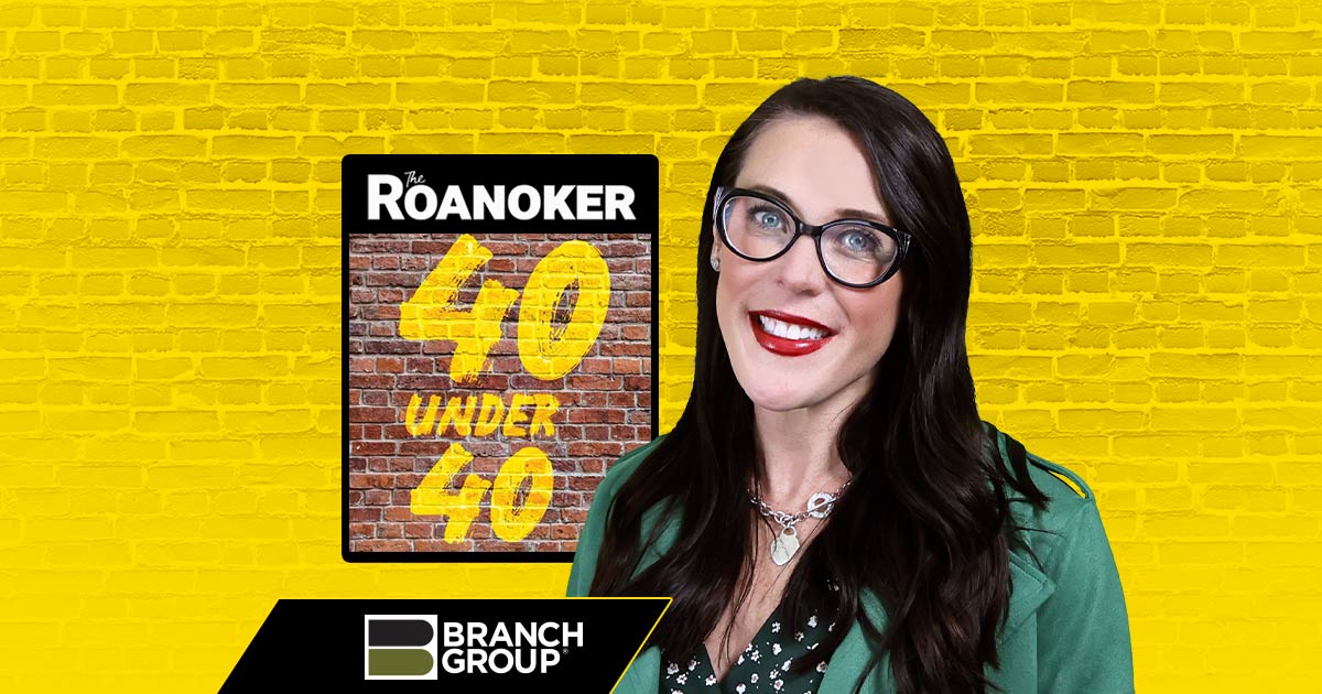 Kenna Smith Roanoker 40 Under 40 graphic