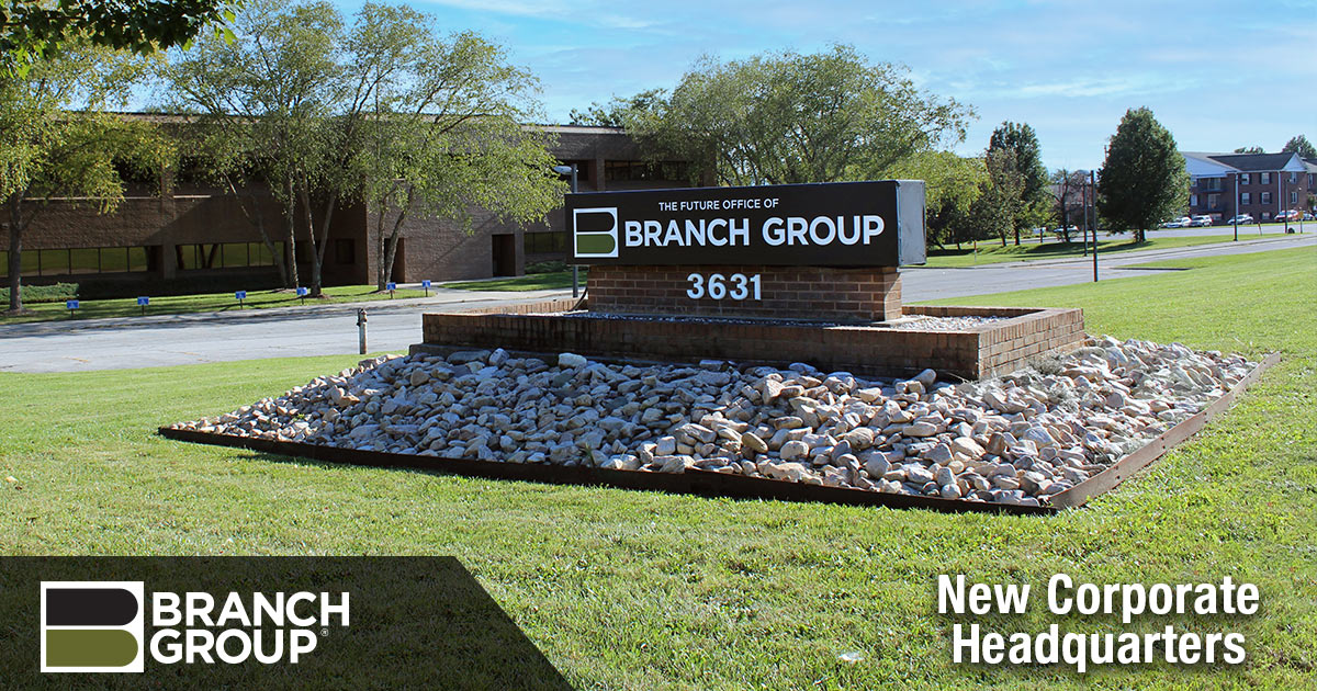 Branch Group New Corporate Headquarters graphic
